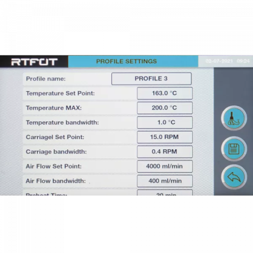 Controls forgó vékonyfilmes vizsgálókemence (rtfot)